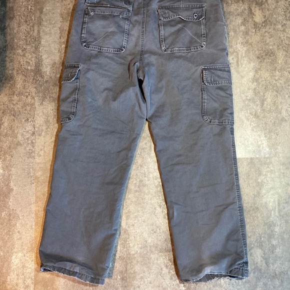 Ducks Unlimited Field Pants Grey Pattern Cargo Pockets 36X28 - Picture 8 of 8